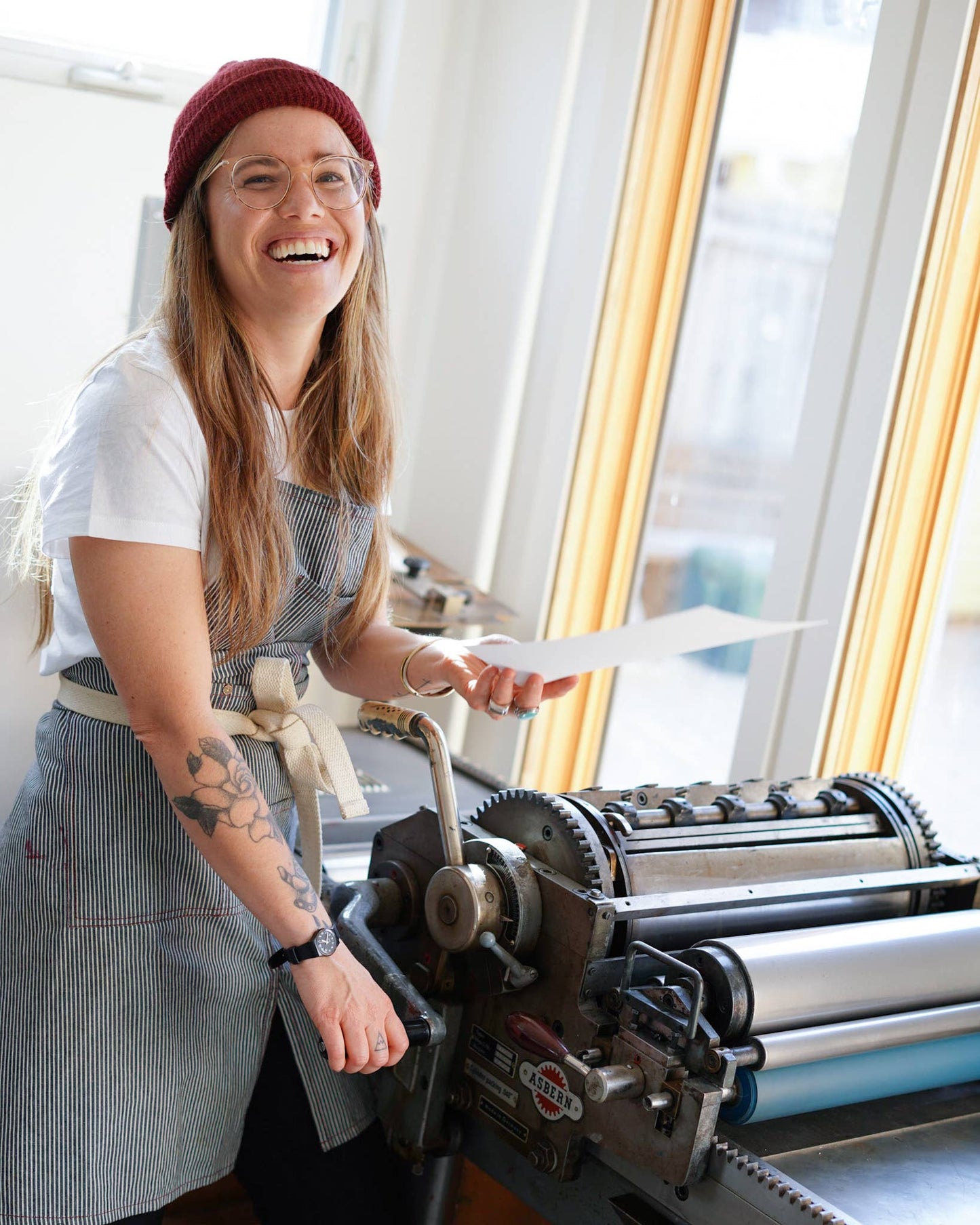 Hello Baby Letterpress Greeting Card