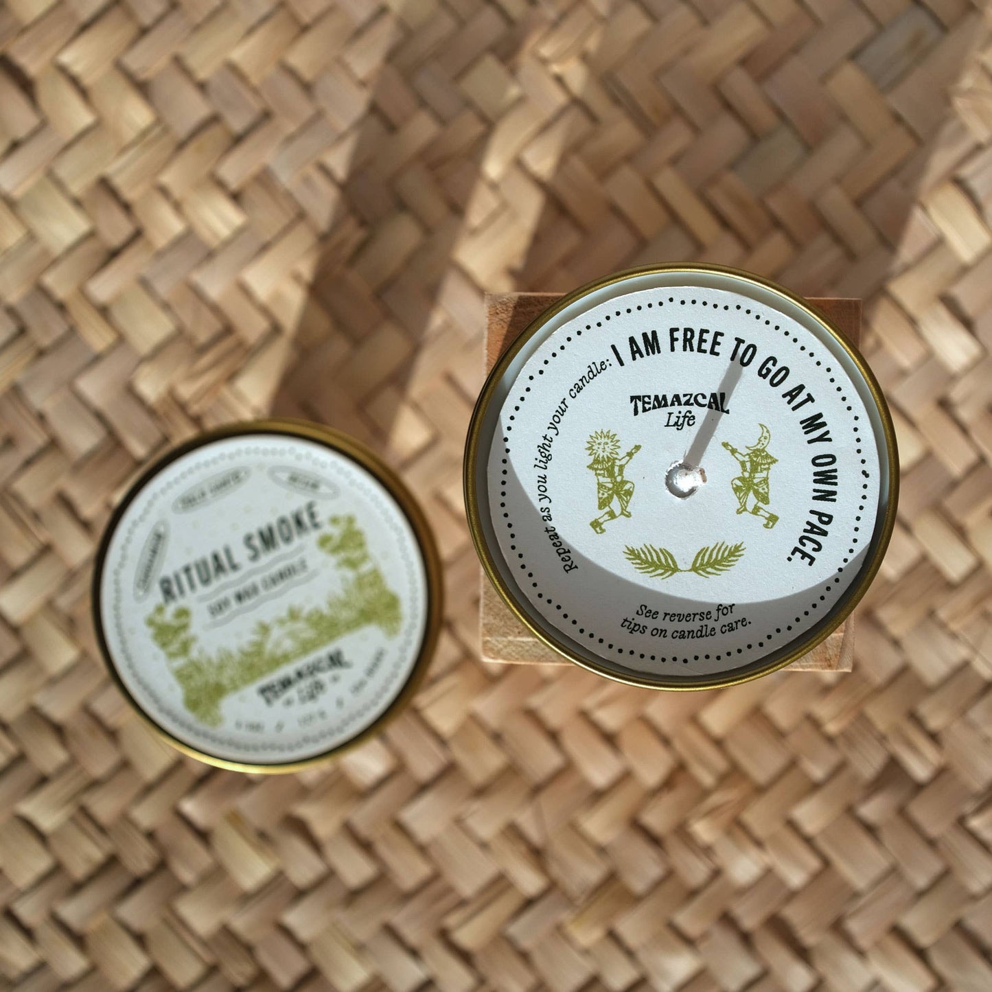 Ritual Smoke Tin Candle
