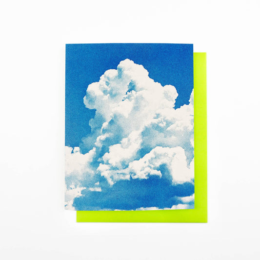 Southwest Clouds - Risograph Card