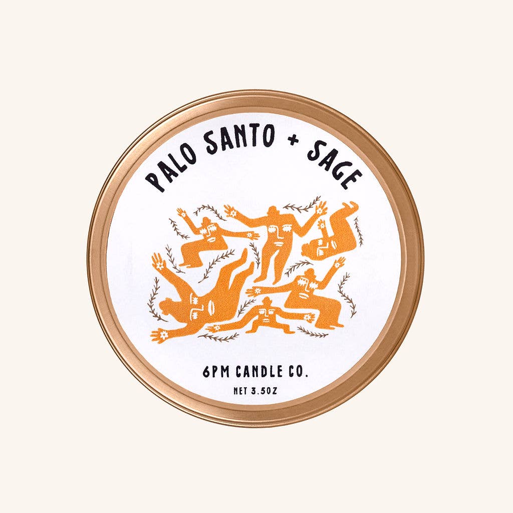 Travel size Palo Santo + Sage | 6pm Candle Co.