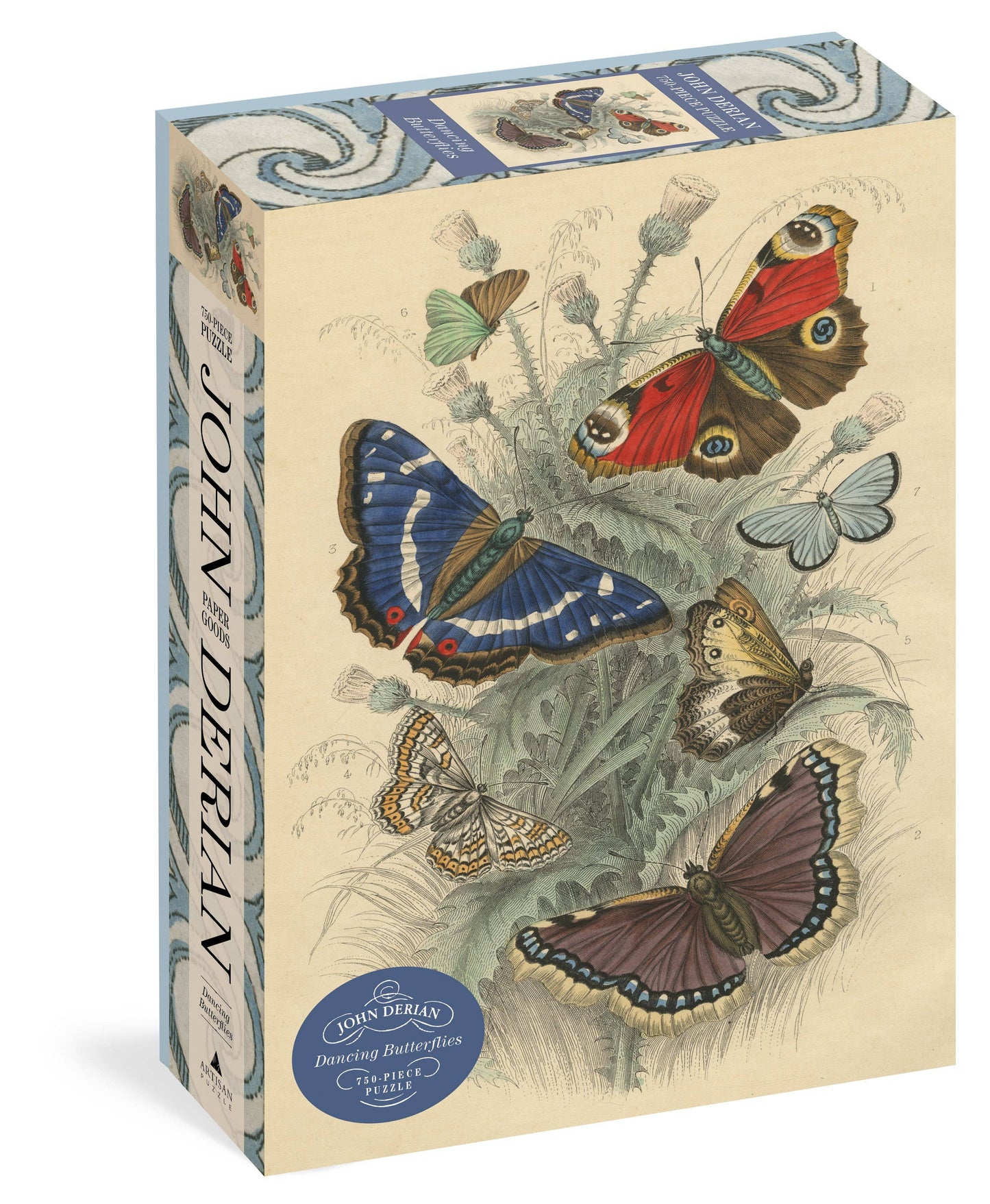 John Derian Dancing Butterflies 750-Piece Puzzle