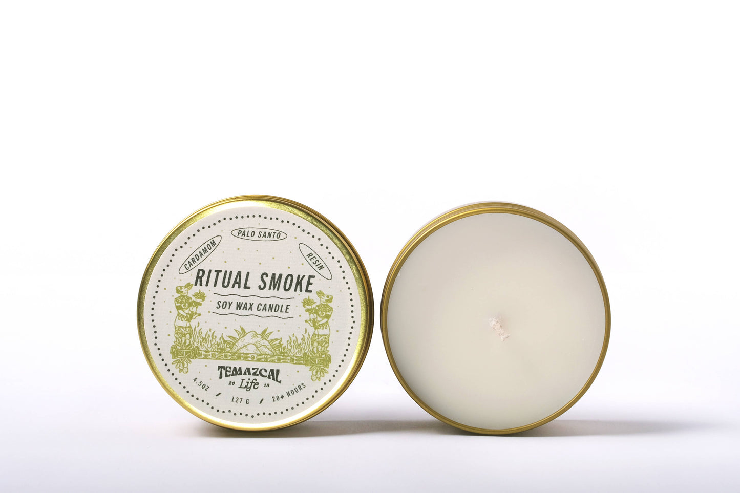 Ritual Smoke Tin Candle