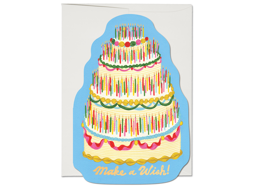 Make a Wish! Birthday Card | Red Cap Cards