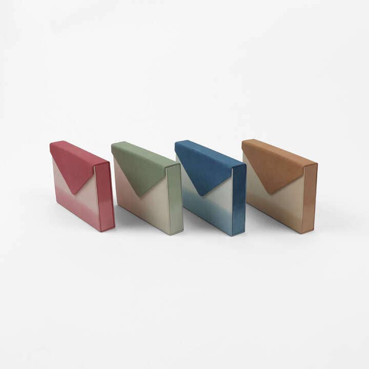 NATURALLY DYED KEEPSAKE NOTE CARD BOX SET MADDER