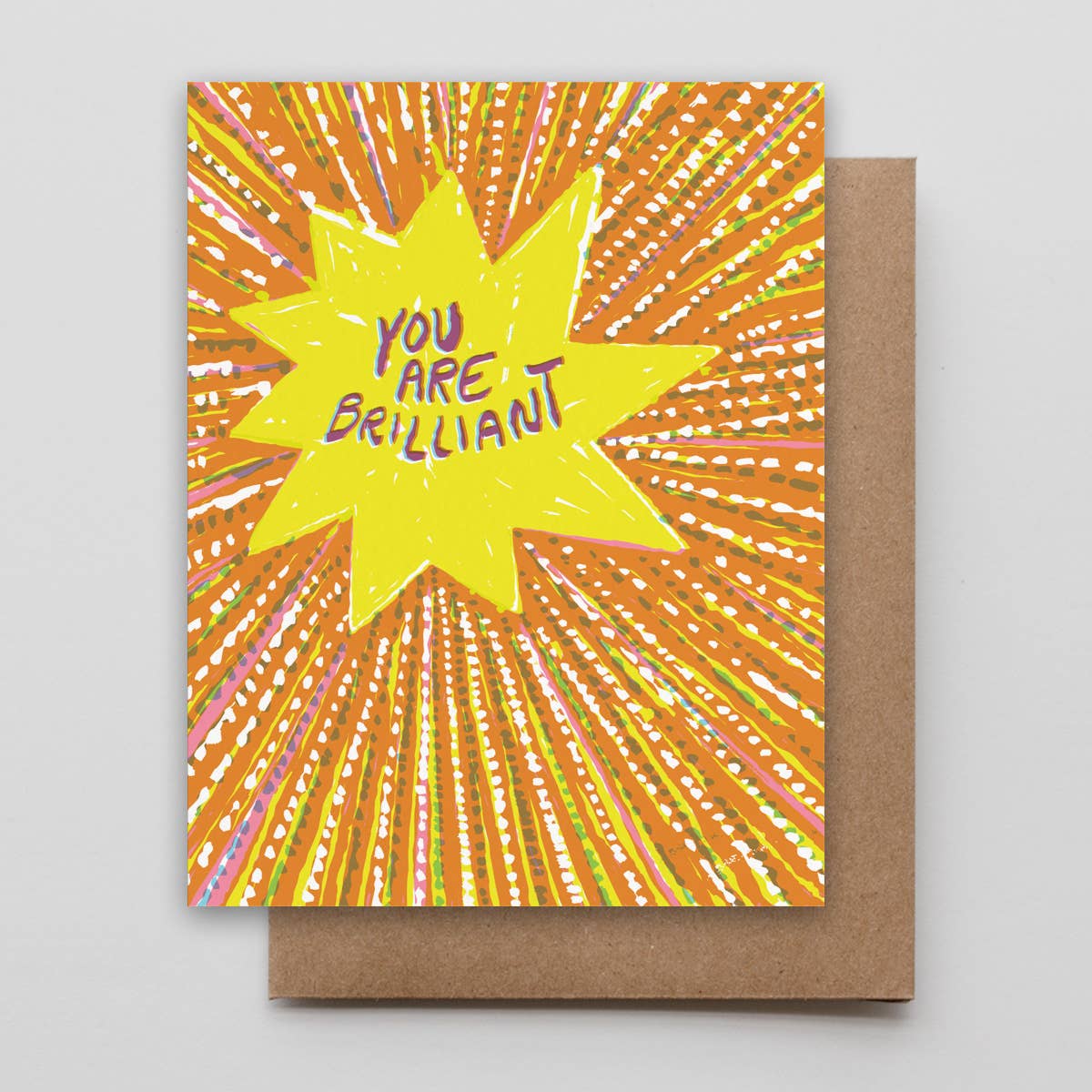 You Are Brilliant Card | Hammerpress