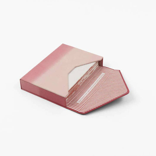 NATURALLY DYED KEEPSAKE NOTE CARD BOX SET MADDER
