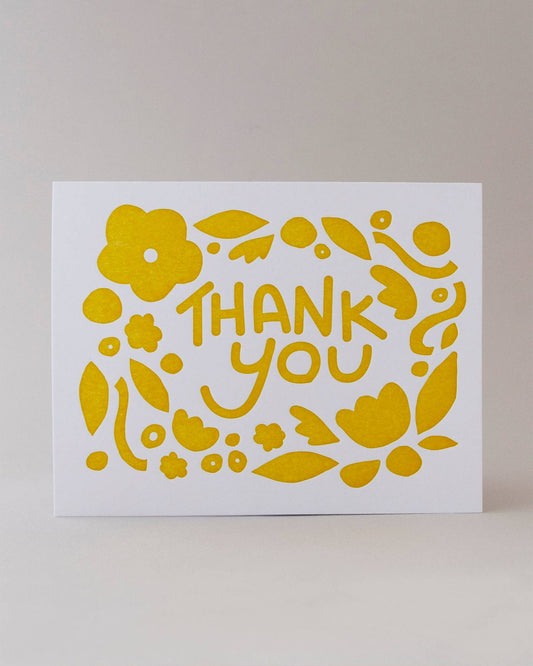 Yellow Garden TY Card